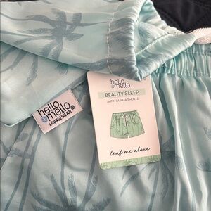Hello Mello Satin Pajama Shorts - 3 shorts
